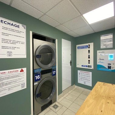 Centrale de paiement et Distributeur de lessive